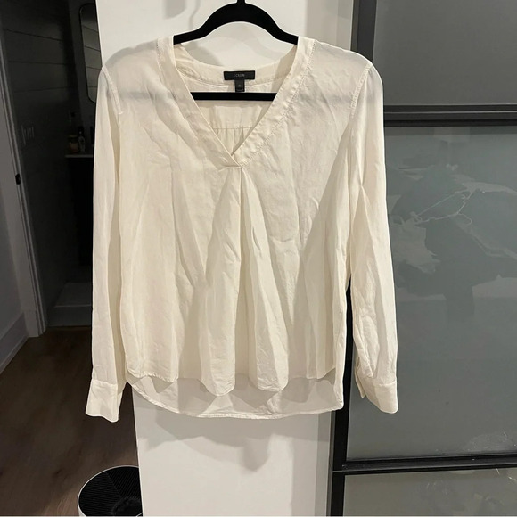 J. Crew Tops - J. Crew Ivory Blouse